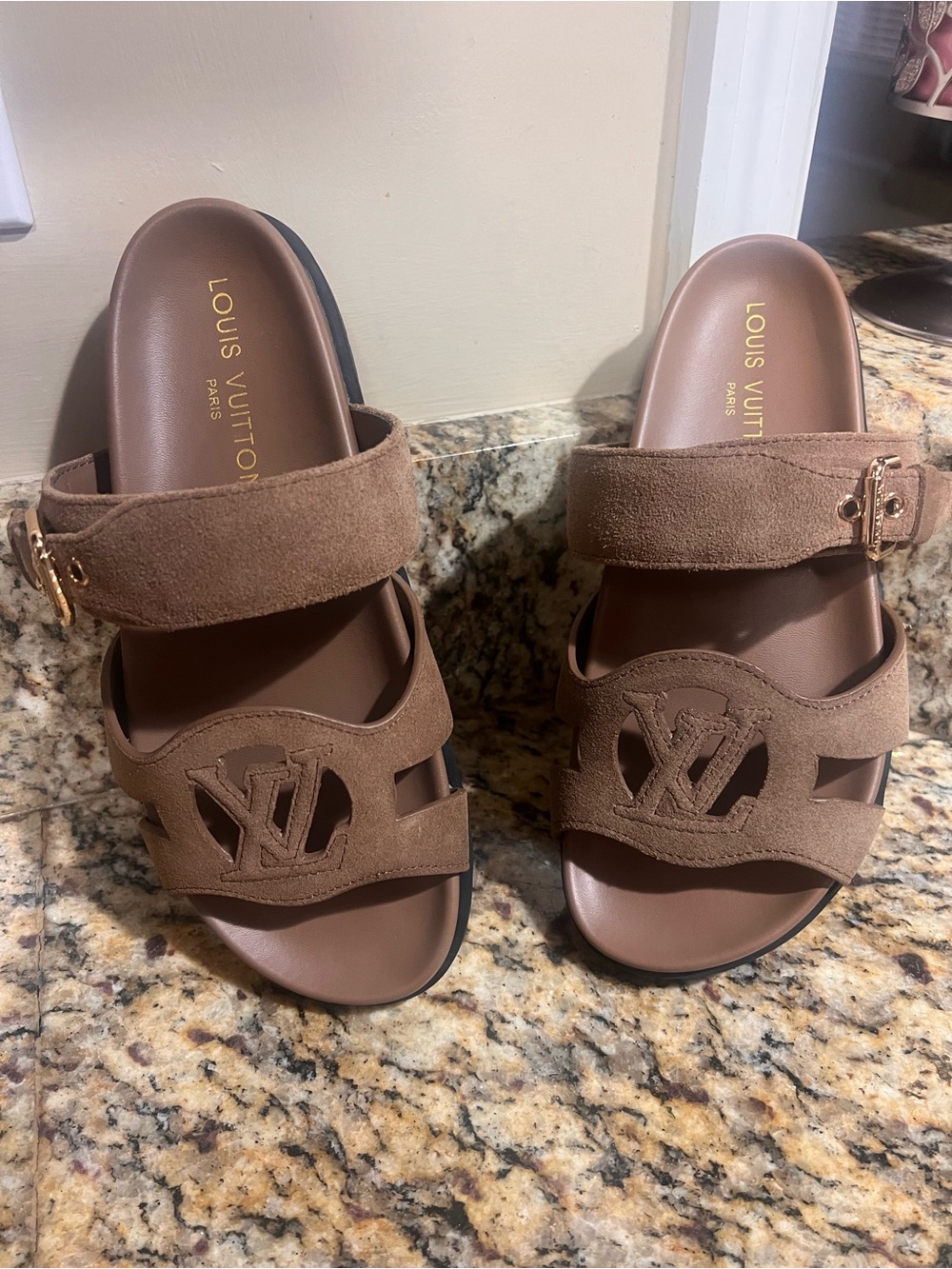 Louis Vuitton Brown Sandals